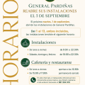 REAPERTURA DE INSTALACIONES EN GENERAL PARDIÑAS