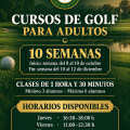 CURSOS DE GOLF PARA ADULTOS – OCTUBRE 2026